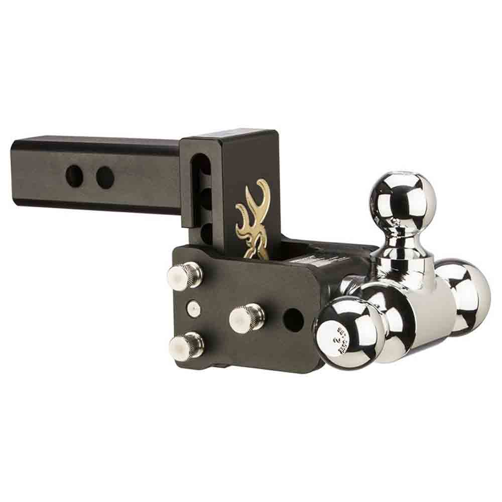 Tow & Stow Browning Edition Tri-Ball Ball Mount, 3
