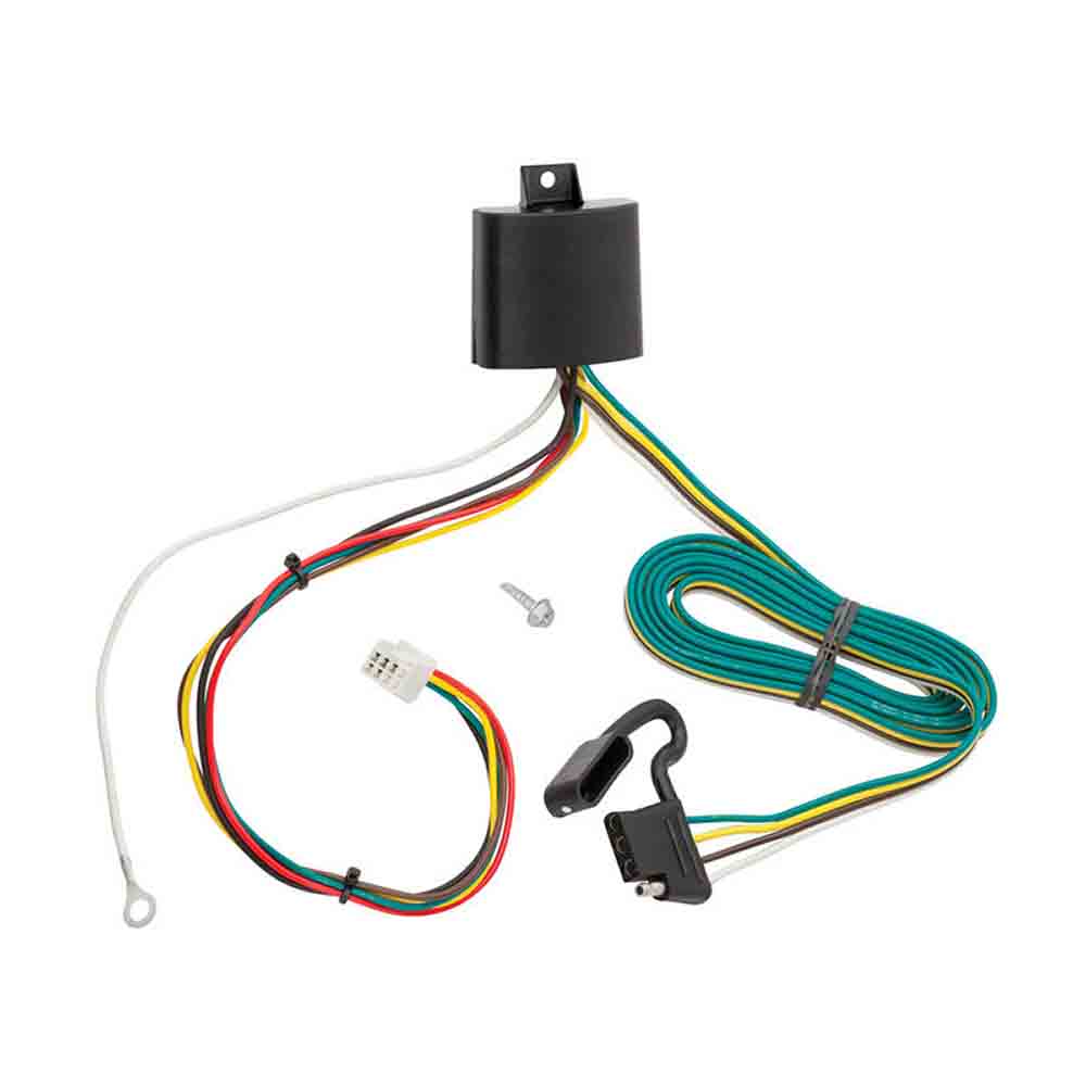 Custom Fit Wiring Harness with 4-Flat Connector (Factory Tow Package Required) fits Select Mazda CX-9