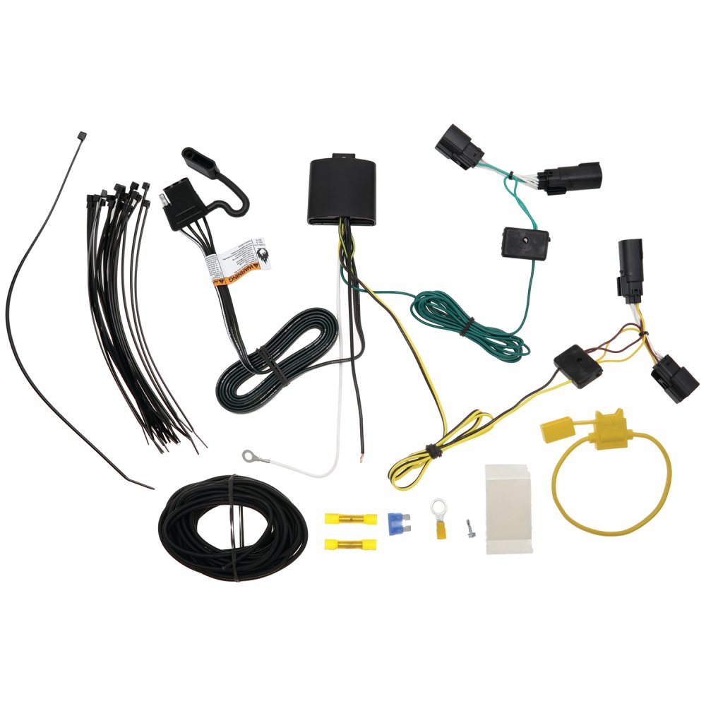 T-One T-Connector Custom Harness, 4-Way Flat, w/Circuit Protected HD Module fits Select GMC Terrain