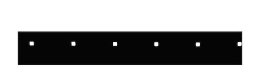 SAM Cutting Edge 1/2 x 6 x 96 Inch - High Carbon Steel-Replaces Meyer #09133, Rigid Hitch #RCE-9612