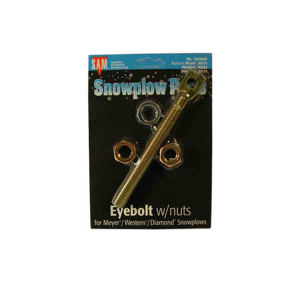 2-Pack Trip Spring Eye Bolts 5/8" For Meyer & Western Snow Plows - Replacement Part 09124