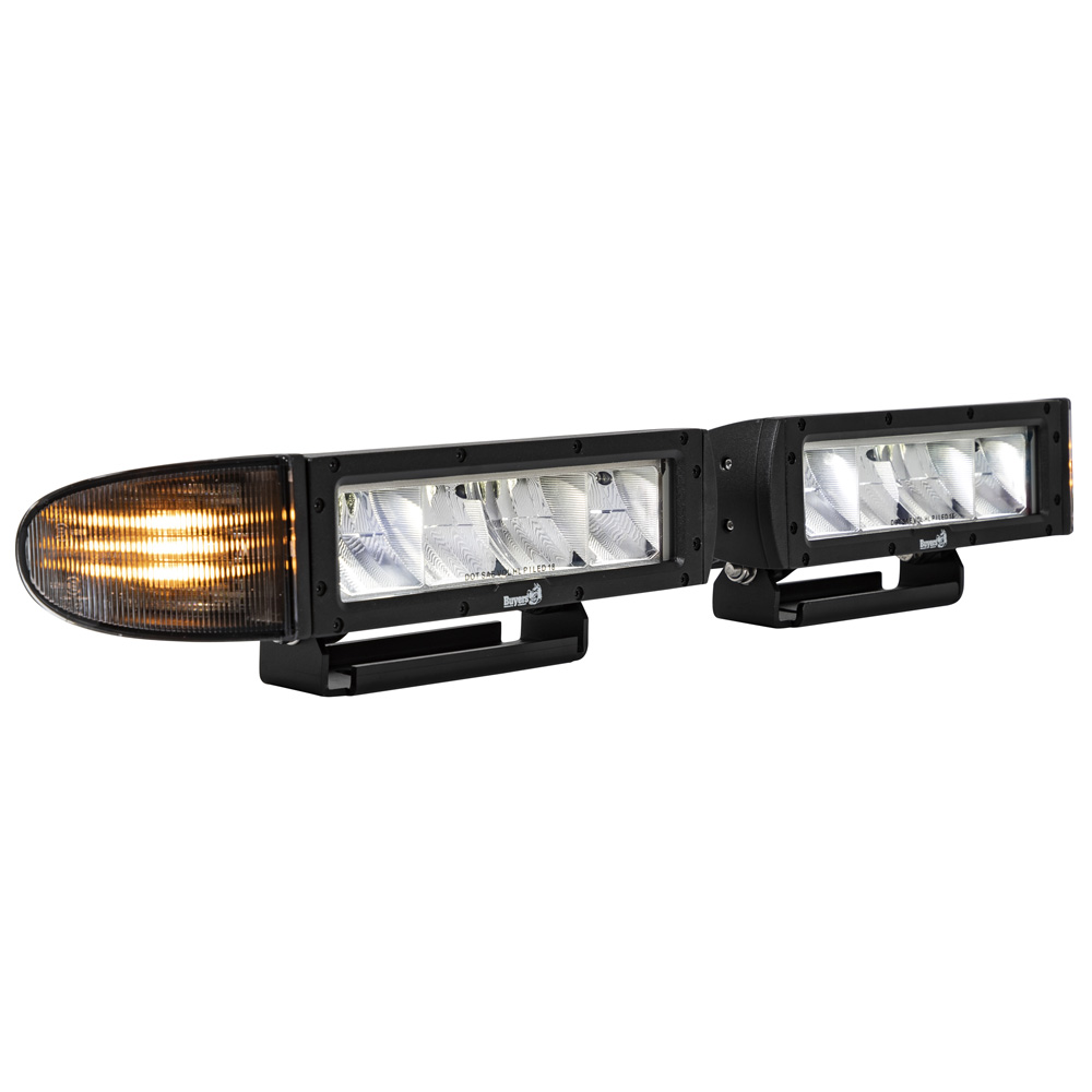 LED Low Profile Heated Universal Plow Light Kit
