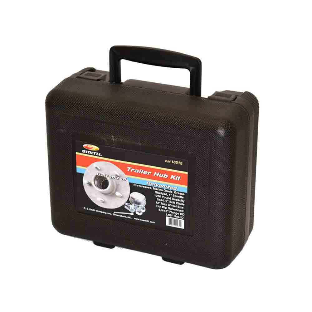 Emergency Hub Repair Kit for 5 on 4-1/2 Bolt Circle 1 Straight Spindle - Galvanized