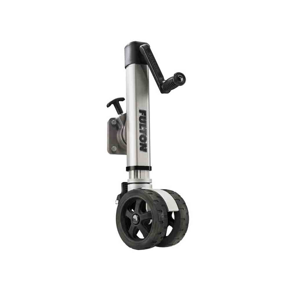 Fulton F2 Marine Trailer Jack, 1,600 lbs. Lift Capacity, Side Wind, Bolt-On Side Mount, 10 in. Travel