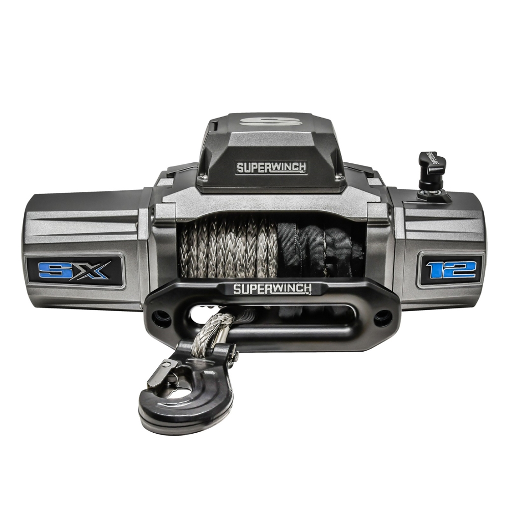 Superwinch SX12SR 12V Synthetic Rope Winch 12,000 lbs Capacity