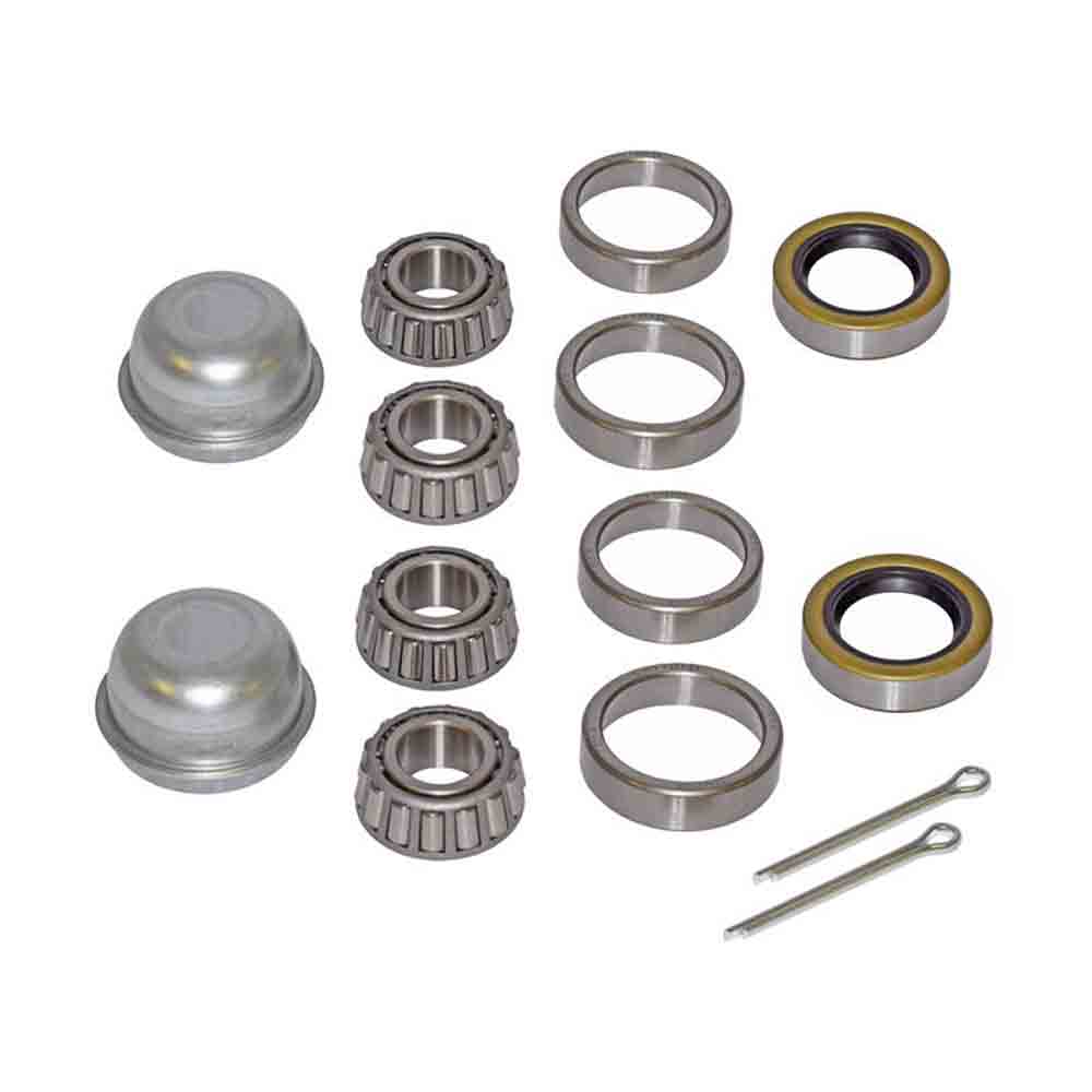 Pair Of Trailer Bearing Repair Kits For 3/4 Inch Straight Spindles