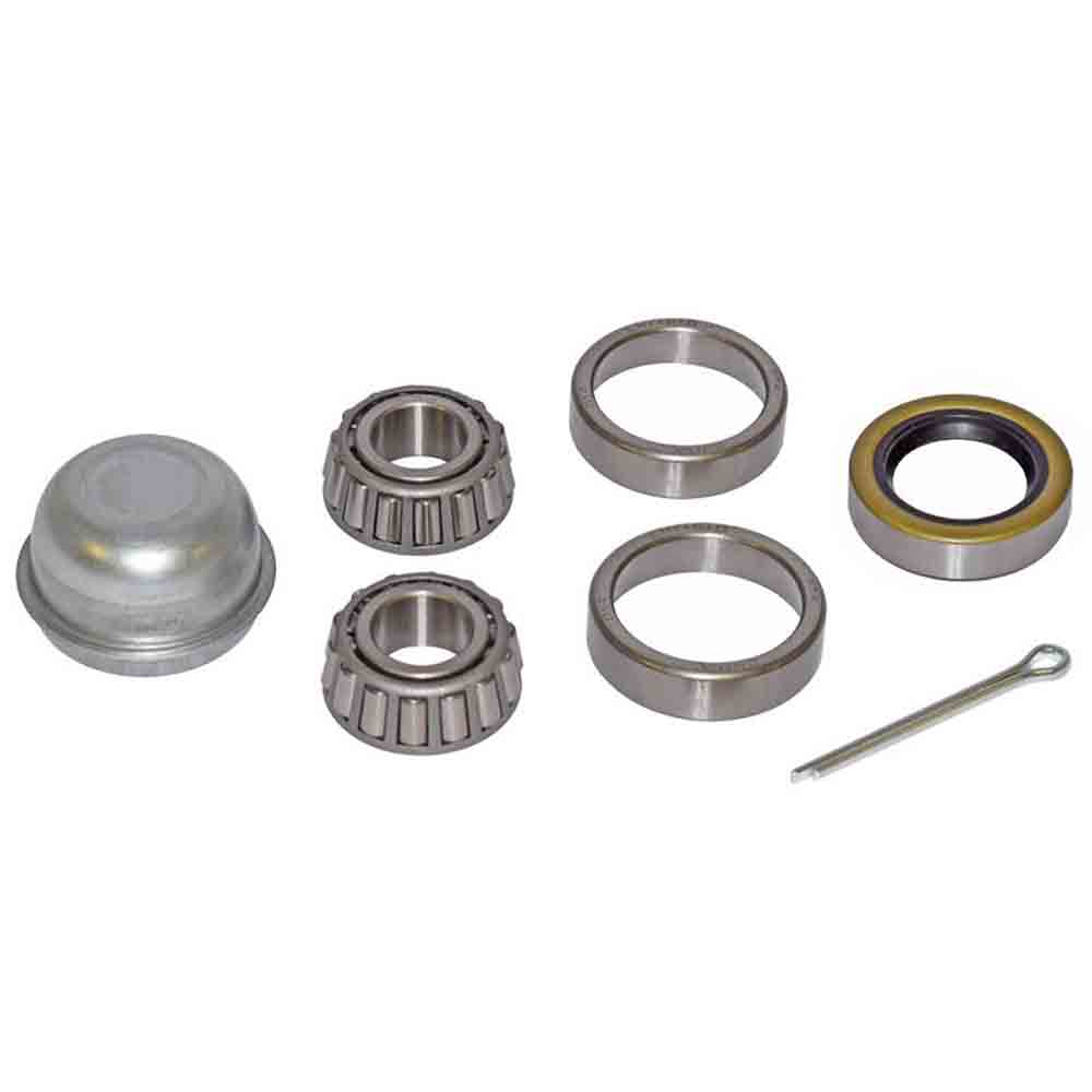 Trailer Bearing Repair Kit For 3/4 Inch Straight Spindle