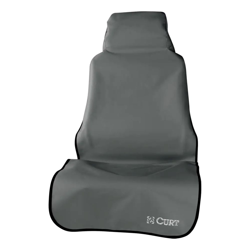 Seat Defender, 58" x 23" Removable, Waterproof Grey Bucket Seat Cover
