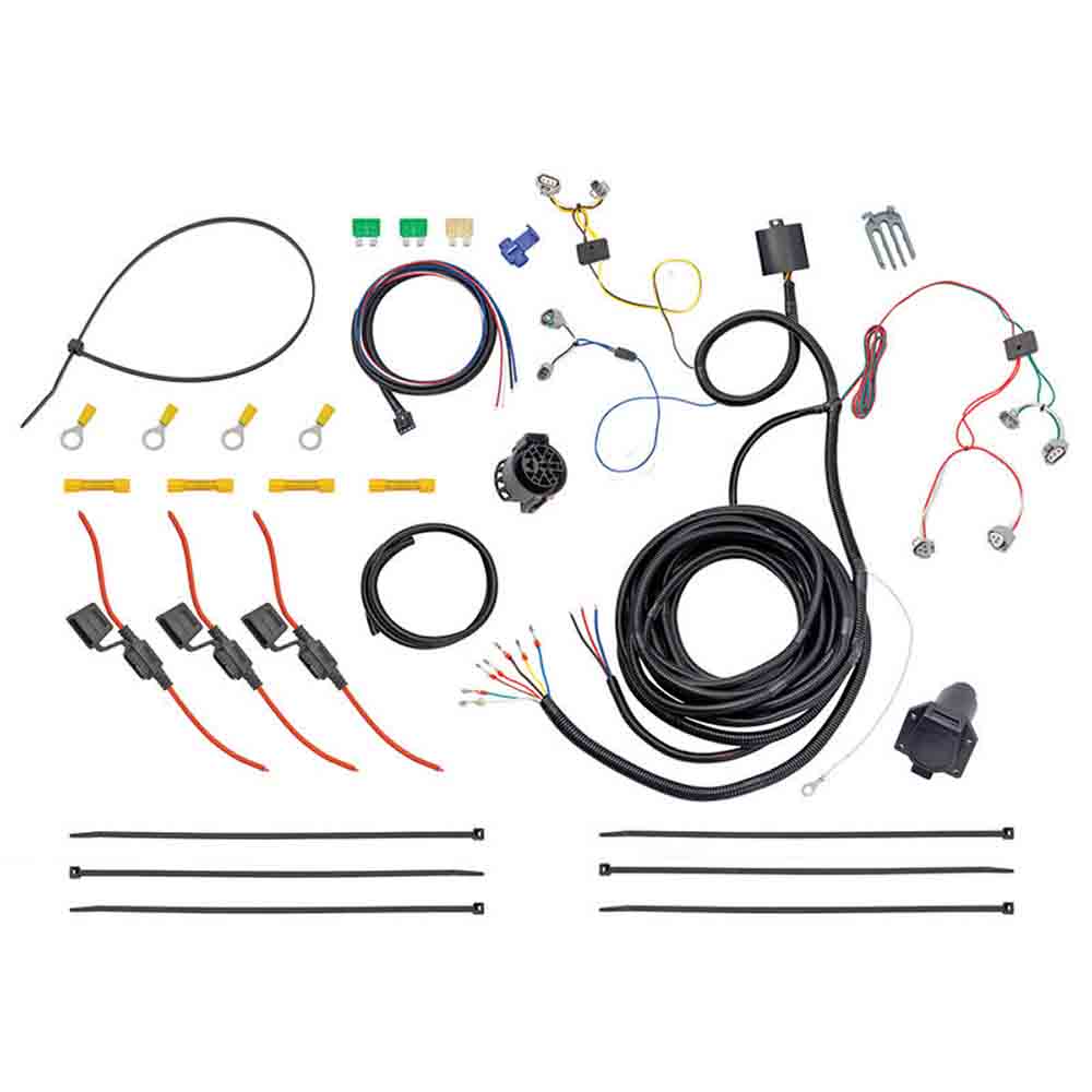 Tekonsha Tow Harness with ModuLite and Brake Control Harness - 7-Way Connector - fits Select Toyota Tacoma