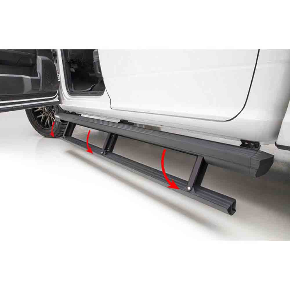 2004-2020 Nissan Titan, Titan XD Crew Cab Pickup Aries ActionTrac Powered Running Boards