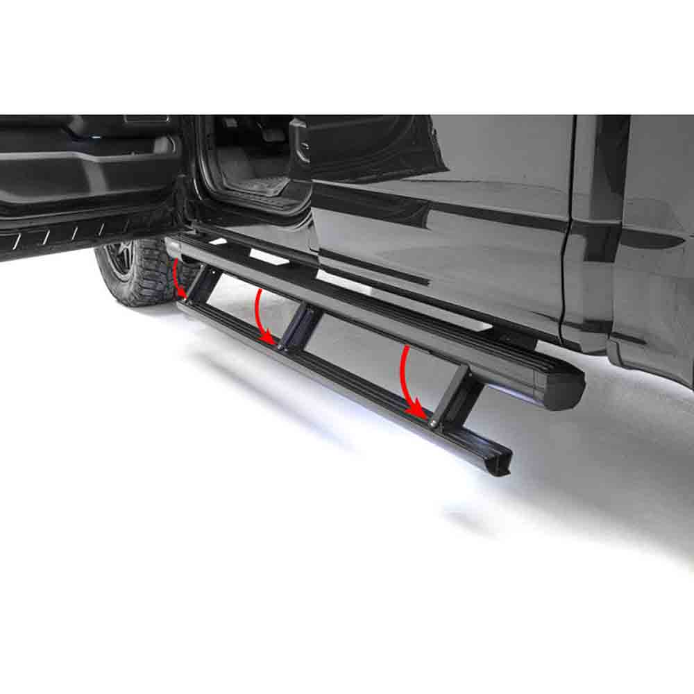 2004-2014 Ford F-150 Crew Cab Pickup Aries ActionTrac Powered Running Boards