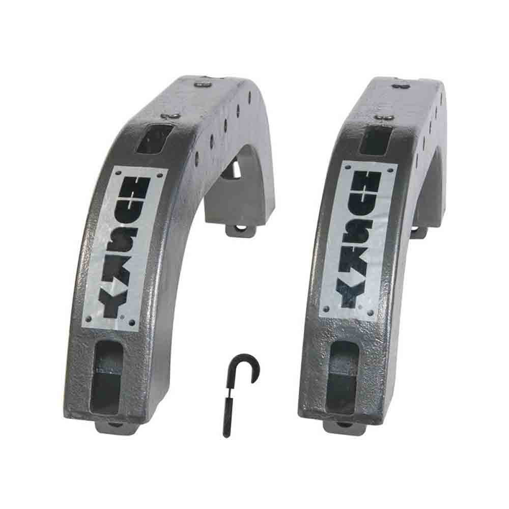 Husky 26K-W Silver Series Fifth Wheel Hitch Uprights Only - Pair