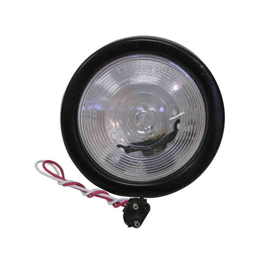 Clear 4 Inch Round Back-Up Light Kit