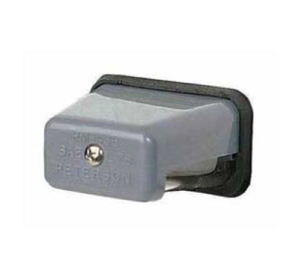 Incandescent License Light, Stud Mount, Oblong, 2.6875 inches x 2.125 inches