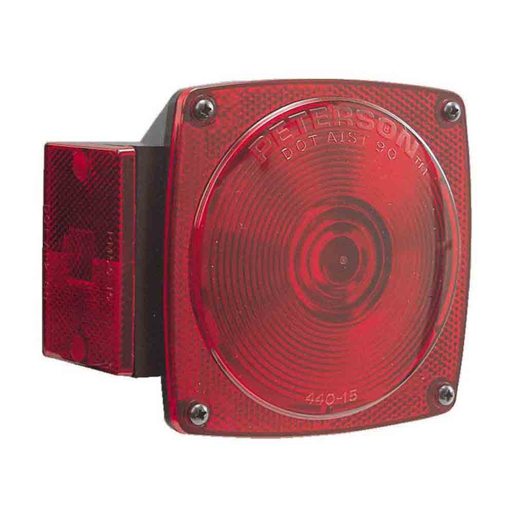 Submersible Square Trailer Tail Light - Left
