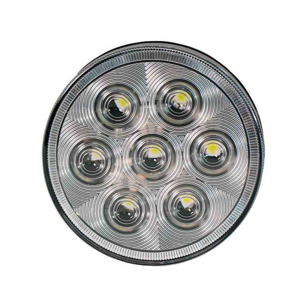 4 Inch Round Backup Light With 7 LEDs