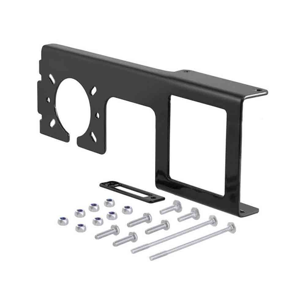 Easy-Mount Electrical Wiring Bracket for 4 or 5-Way Flat & 6 or 7-Way Round, fits 2-1/2