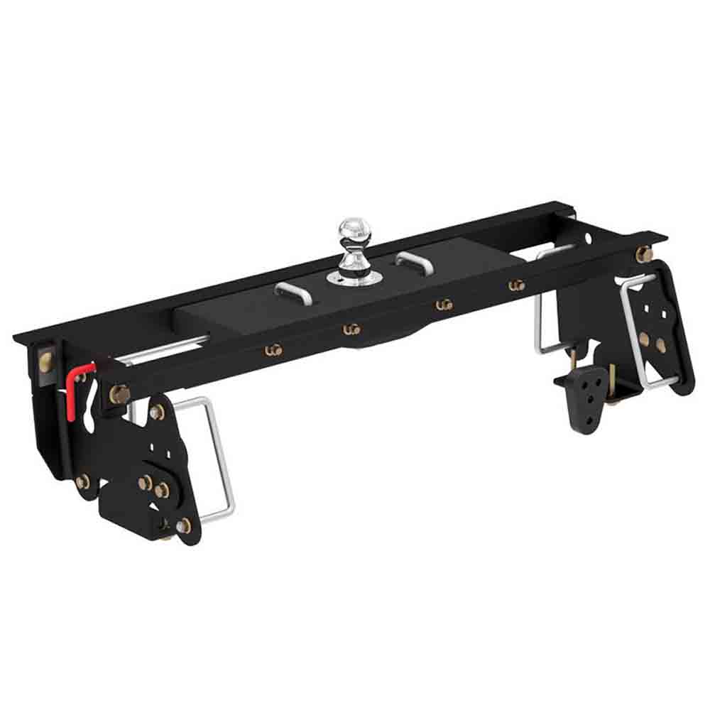 Curt Double Lock EZr Gooseneck Hitch Kit with Brackets fits 2003-2013 Dodge, Ram 2500, 3500 (Except Cab & Chassis)