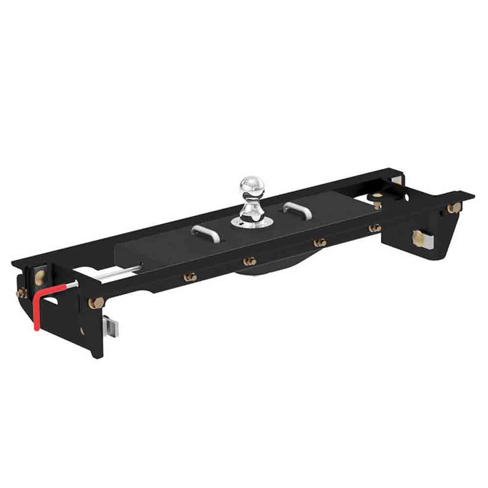 Curt Double Lock EZr Gooseneck Hitch Kit with Brackets fits 2011-2016 Ford F-250, F-350 Super Duty (Except Cab & Chassis)