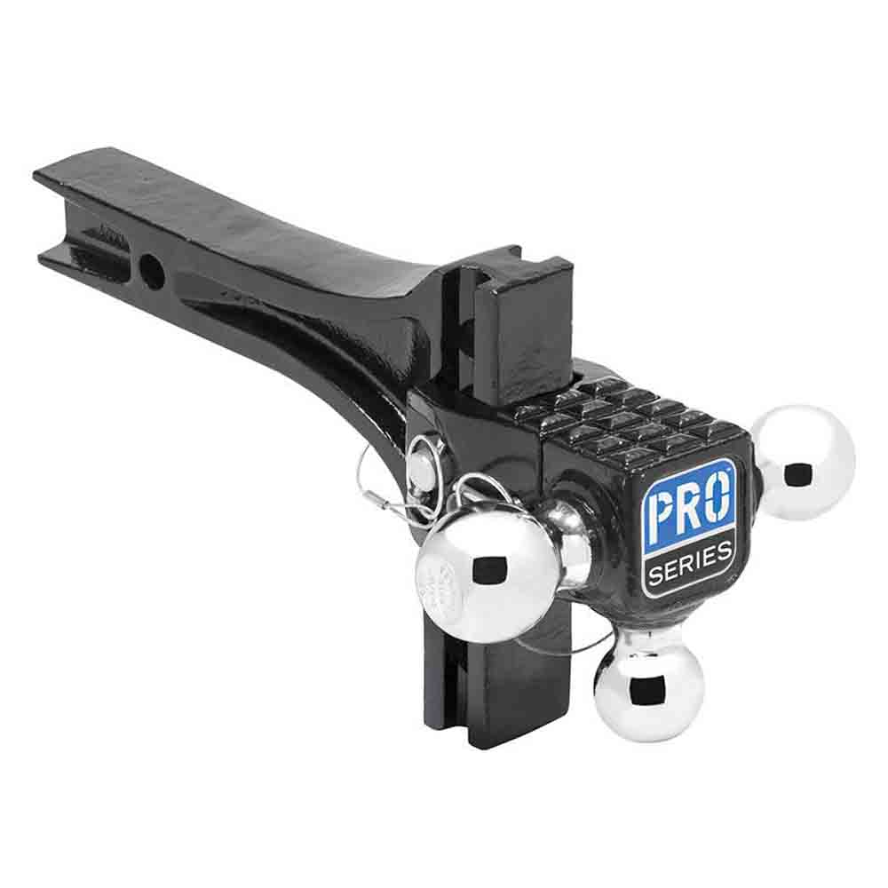 Adjustable Tri-Ball Ball Mount with Step