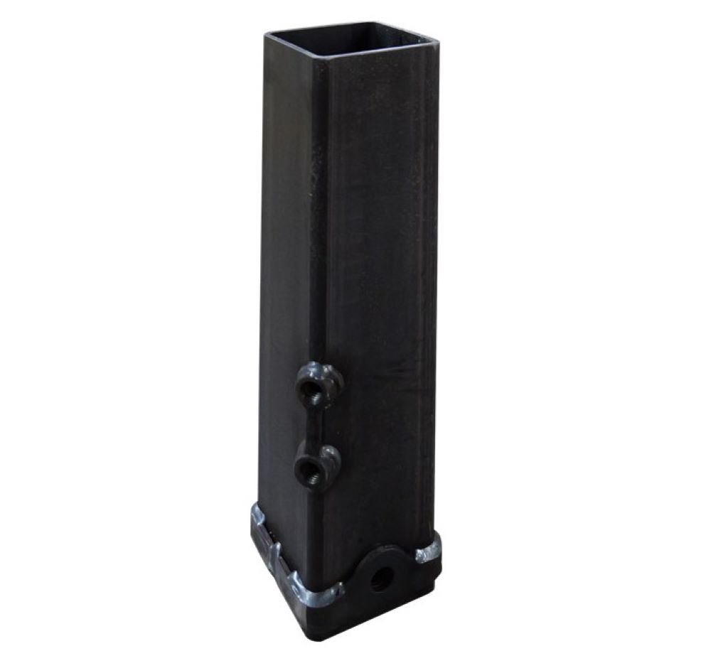 Demco 30K Square Gooseneck Coupler, 6387 - Outer Only - Weldable Unfinished Surface (DM63KV)