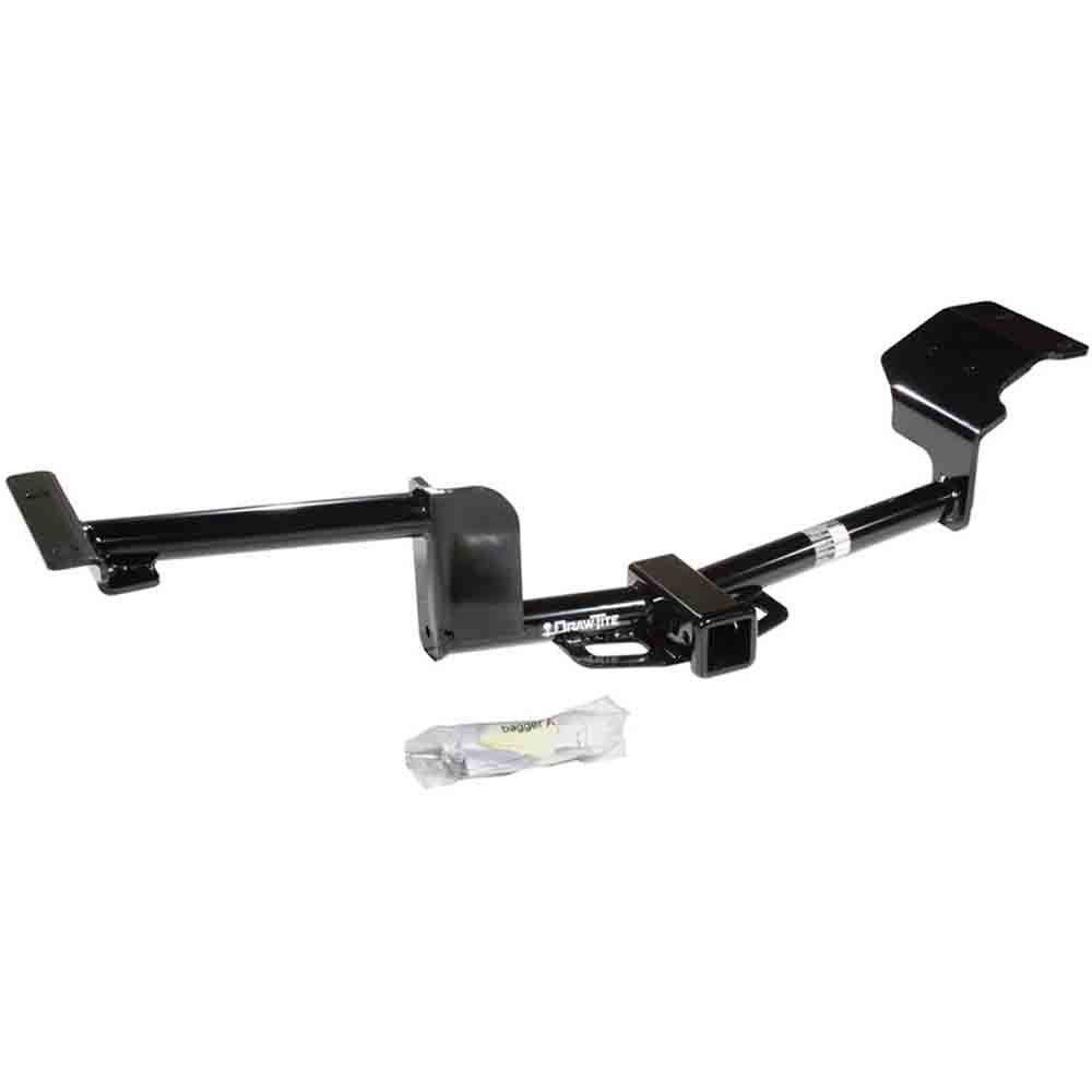 Class III Round Tube Trailer Hitch Receiver fits 2009-19 Ford Flex and 2010-2019 Lincoln MKT