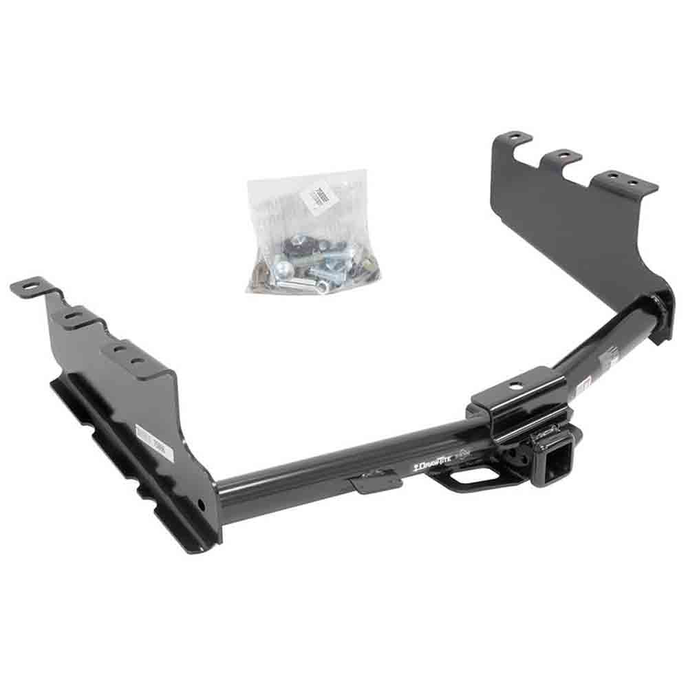 Class III/IV Round Tube Trailer Hitch Receiver fits 2014-2018 Chevrole/GMC, Silverado/Sierra 1500 LD (Old Body Style) Models