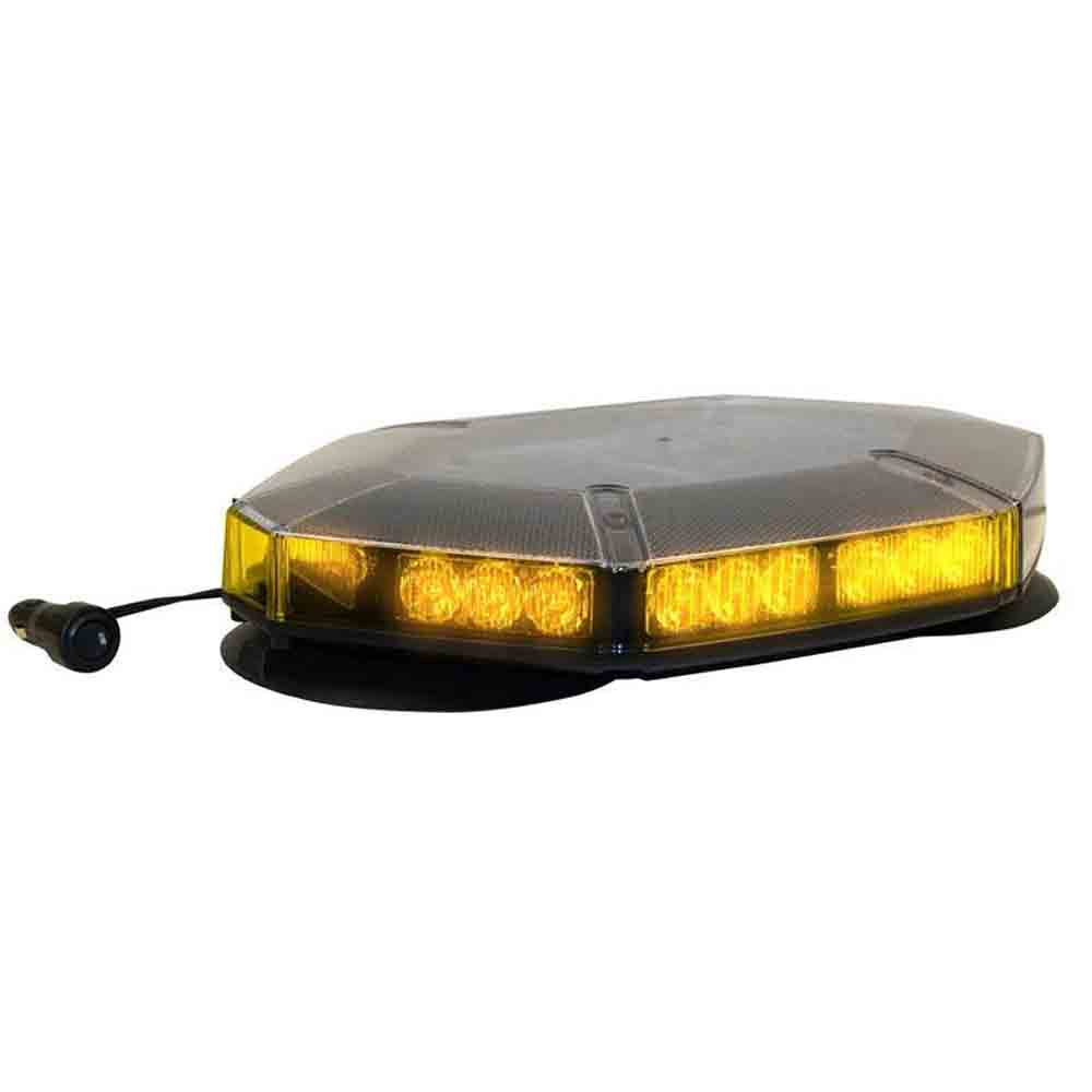 Flashing Amber Mini Light Bar (Magnetic Mount)