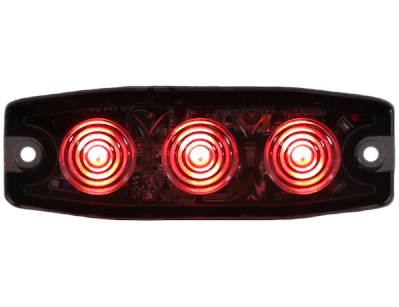 Red Ultra Thin 3.5 Inch LED Strobe Light