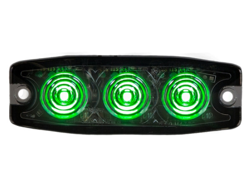 Green Ultra Thin 3.5 Inch LED Strobe Light