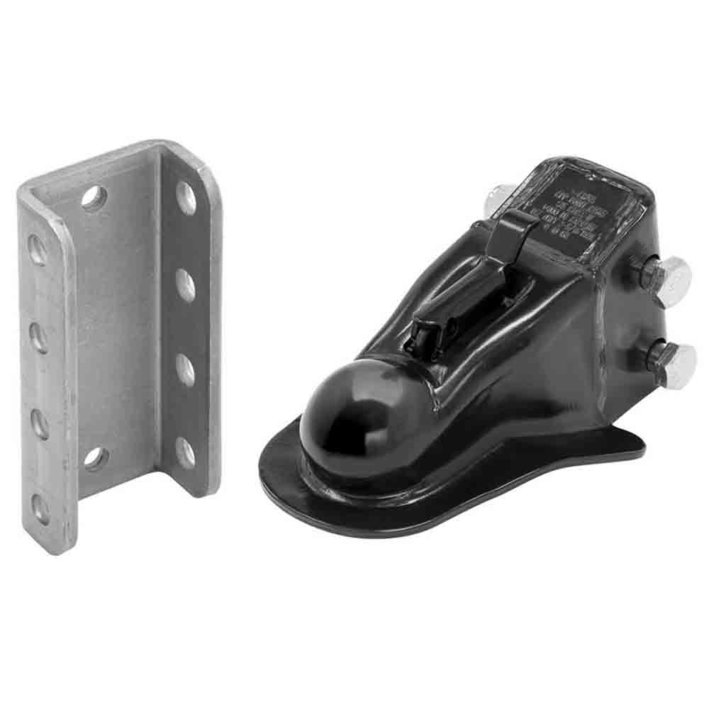 2-5/16 Inch Adjustable Stamped Coupler with Channel and Hardware