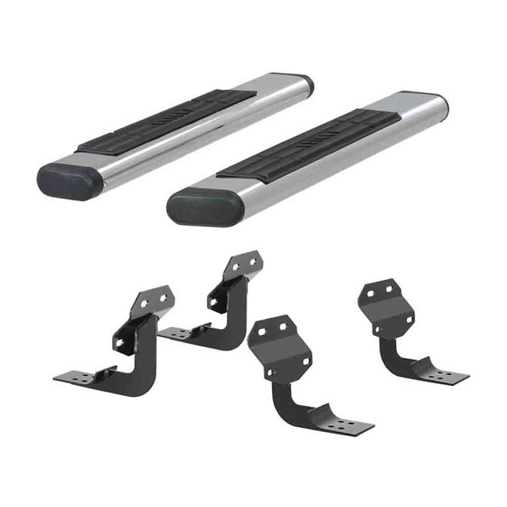 Select F-150, F-250 SD, F-350 SD, F-450 SD, F-550 SD Models Aries 6 Inch Oval Side Bars