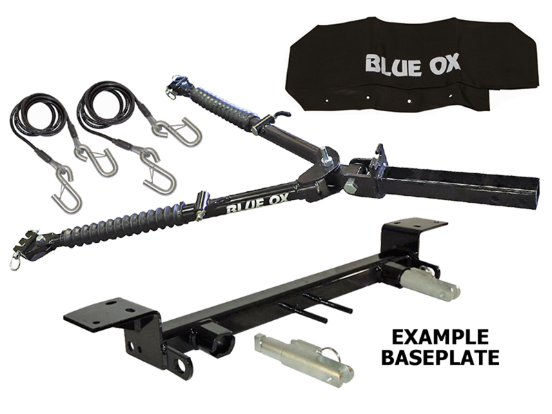 Blue Ox Alpha 2 Tow Bar (6,500 lbs. cap.) & Baseplate Combo fits 2005-19 Nissan Frontier (Manual), 2005 Pathfinder (LE,SE,XE) & 2008-12 Pathfinder