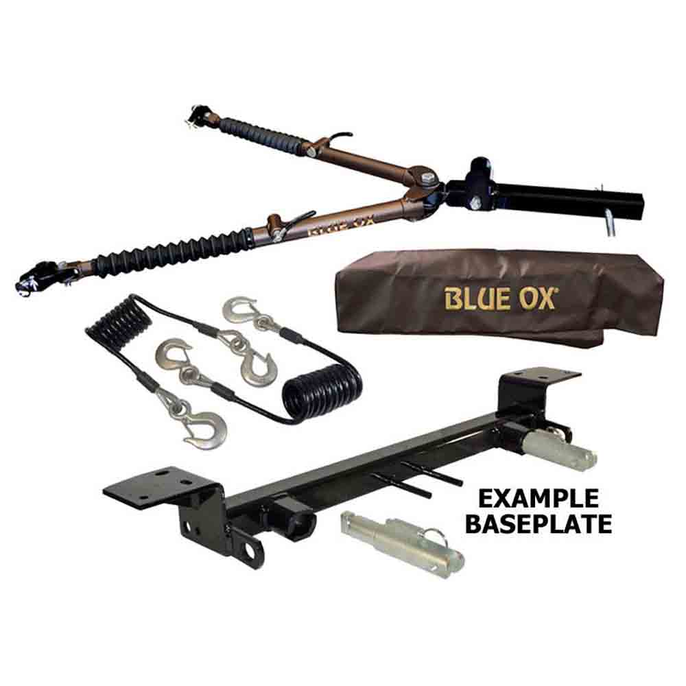 Blue Ox Avail Tow Bar (10,000 lbs. cap.) & Baseplate Combo fits Select Ford Edge (ST Trim Only w/ 2.7L EcoBoost) (Includes ACC, Shutters, Turbo, & EcoBoost)