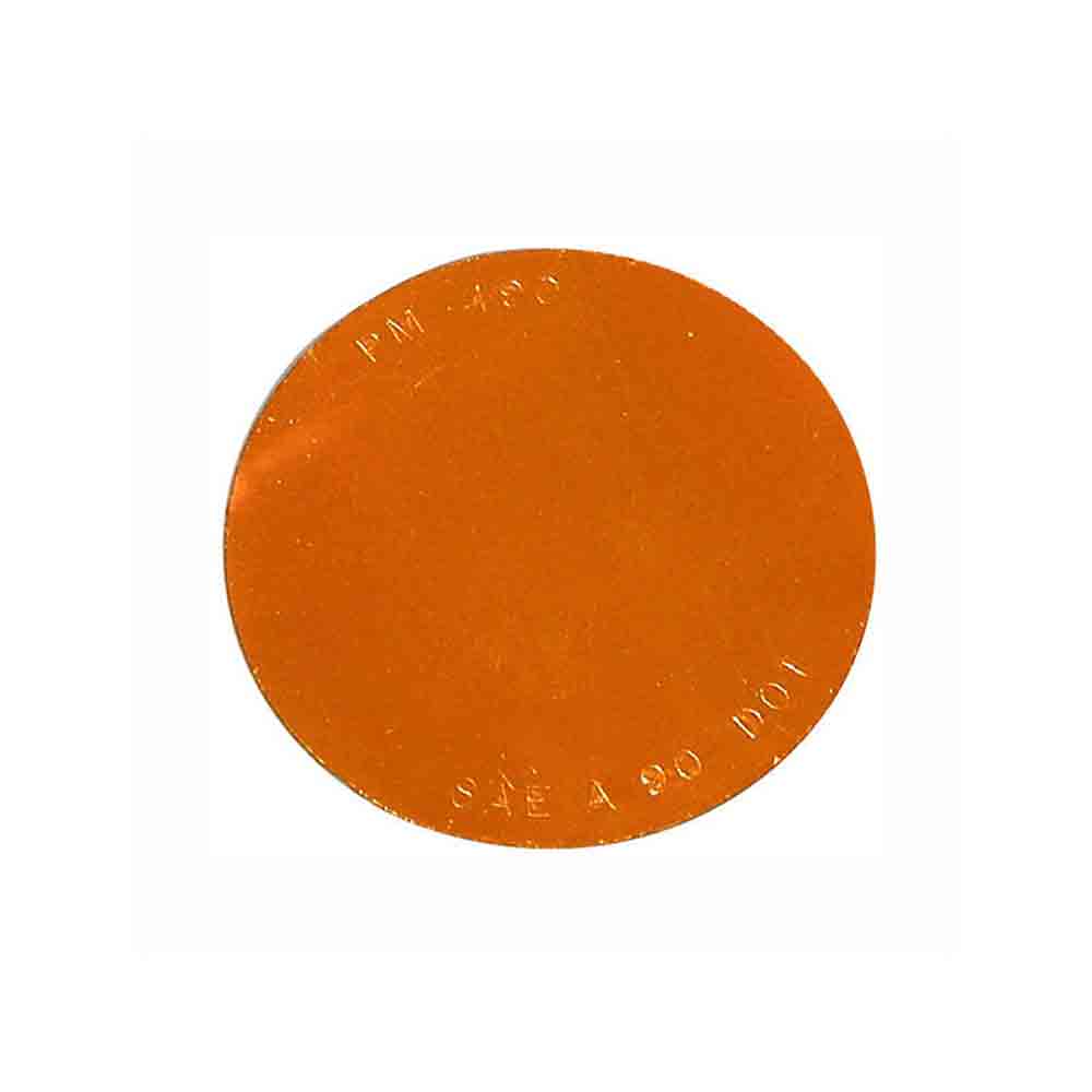 Quick Mount Amber Round Reflector