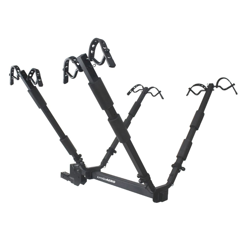 Let's Go Aero NEO 4 - Four Bike Hitch Rack with Tilt Shank fits 1-1/4