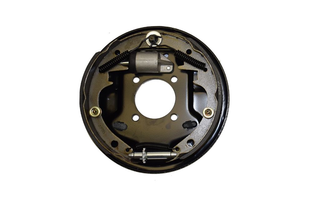 Rigid Hitch Uni-Servo Hydraulic Brake Backing Plate, 10" x 2-1/4", Left Side/Drivers Side, 3,500 Rating, Including 3" Rigid Hitch Logo Decal (BK-18788)