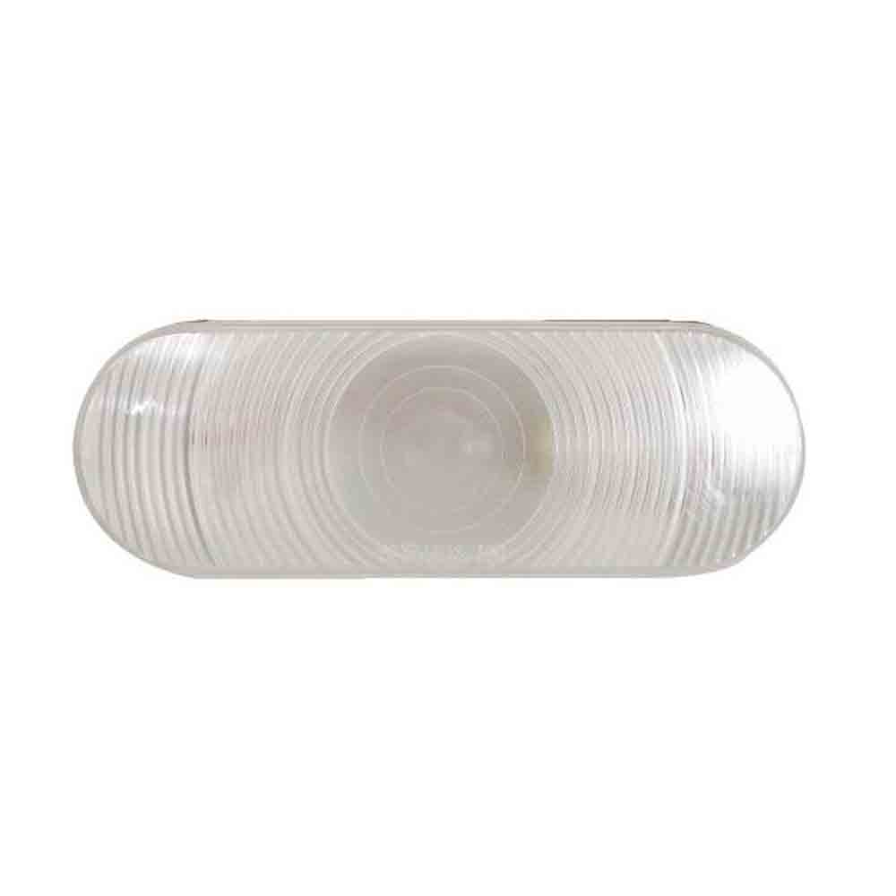 6 Inch Oval Clear Lens Flush Mount Back-Up Light