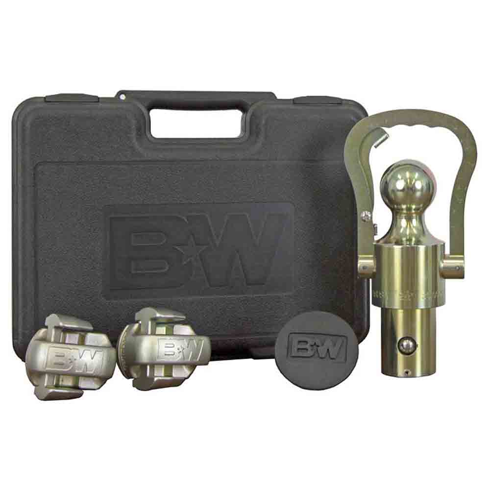 B&W GNXA2061 OEM Ball & Safety Chain Kit - GMC/Chevrolet/Ford/Nissan Prep Kit - 30K