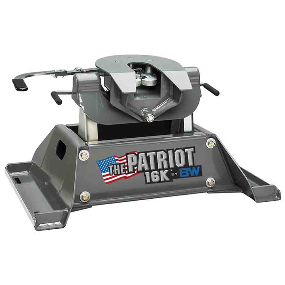 B&W Patriot 16K Fifth Wheel Hitch fits Industry Standard Above Bed Rails