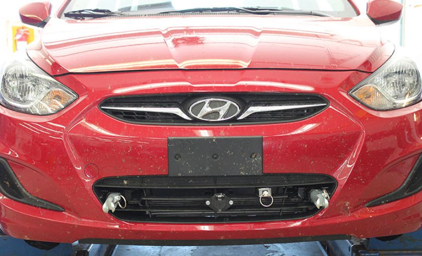 Blue Ox BX2333 Baseplate fits 2012 Hyundai Accent (no foglights)