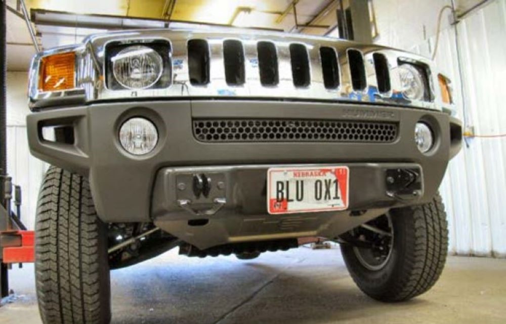 Blue Ox BX4104 Baseplate fits 2006-2010 Hummer H3 (Works w/ factory brush guard option)