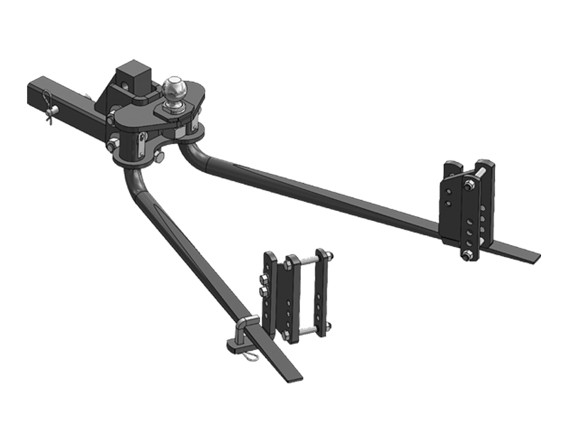 Blue Ox BXW0675 Weight Distribution Hitch, 2-Point 6 Hole Shank 600 lbs. Tongue Weight