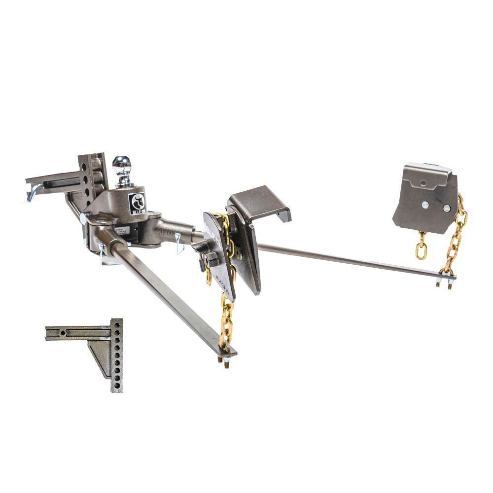 Blue Ox BXW1500-S SwayPro Weight Distributing Hitch, 9-Hole Shank, 1500 lbs. Tongue Weight, 15000 lbs. Gross Towing, Fits 2 Inch Receiver