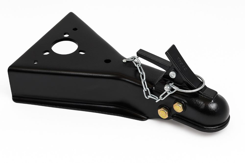 2-5/16" A-Frame Trailer Coupler, 15,000 lbs Capacity, Black Powder Coat Finish (CA-5280-B)