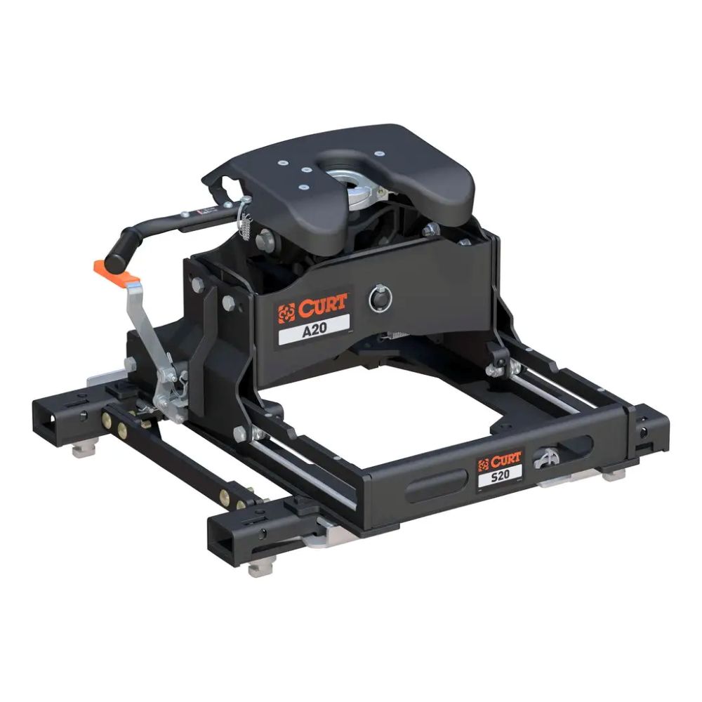 A20 Sliding 5th Wheel Hitch, 20K, Fits Select Silverado, Sierra, 6.5' Bed Puck System