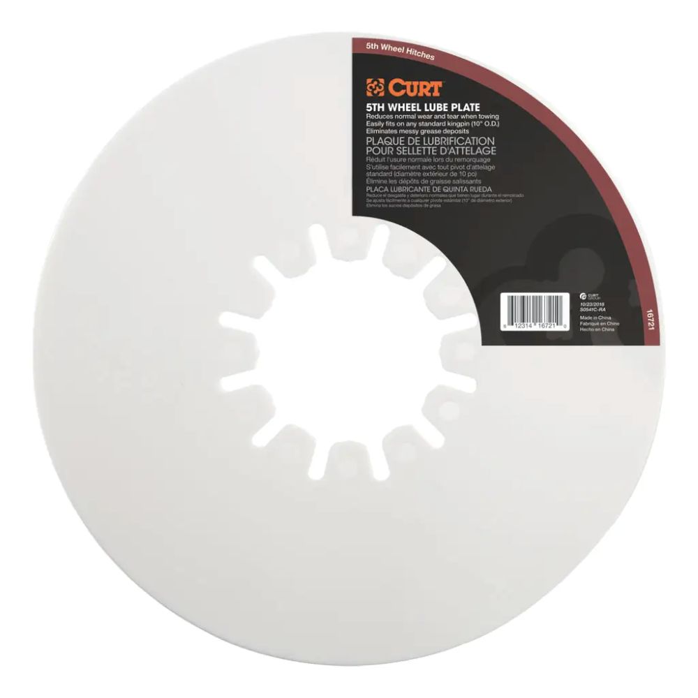FIFTH WHEEL LUBE PLATE - 10 INCH