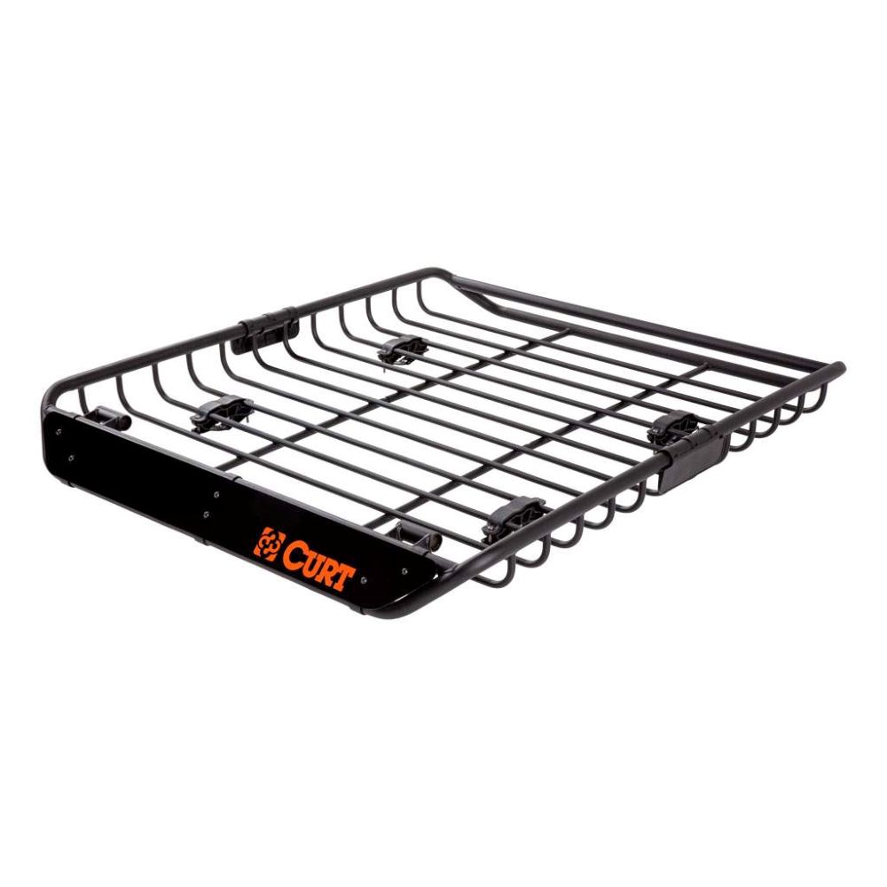 44" x 35" Black Steel Roof Rack Cargo Carrier 