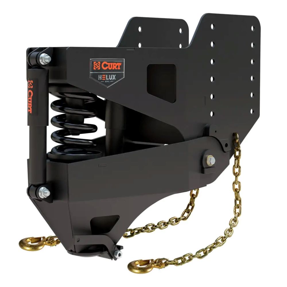 Helux Coil-Spring Gooseneck Pin Box, 4,300 lbs. Pin Weight, 20,000 lbs. Capacity