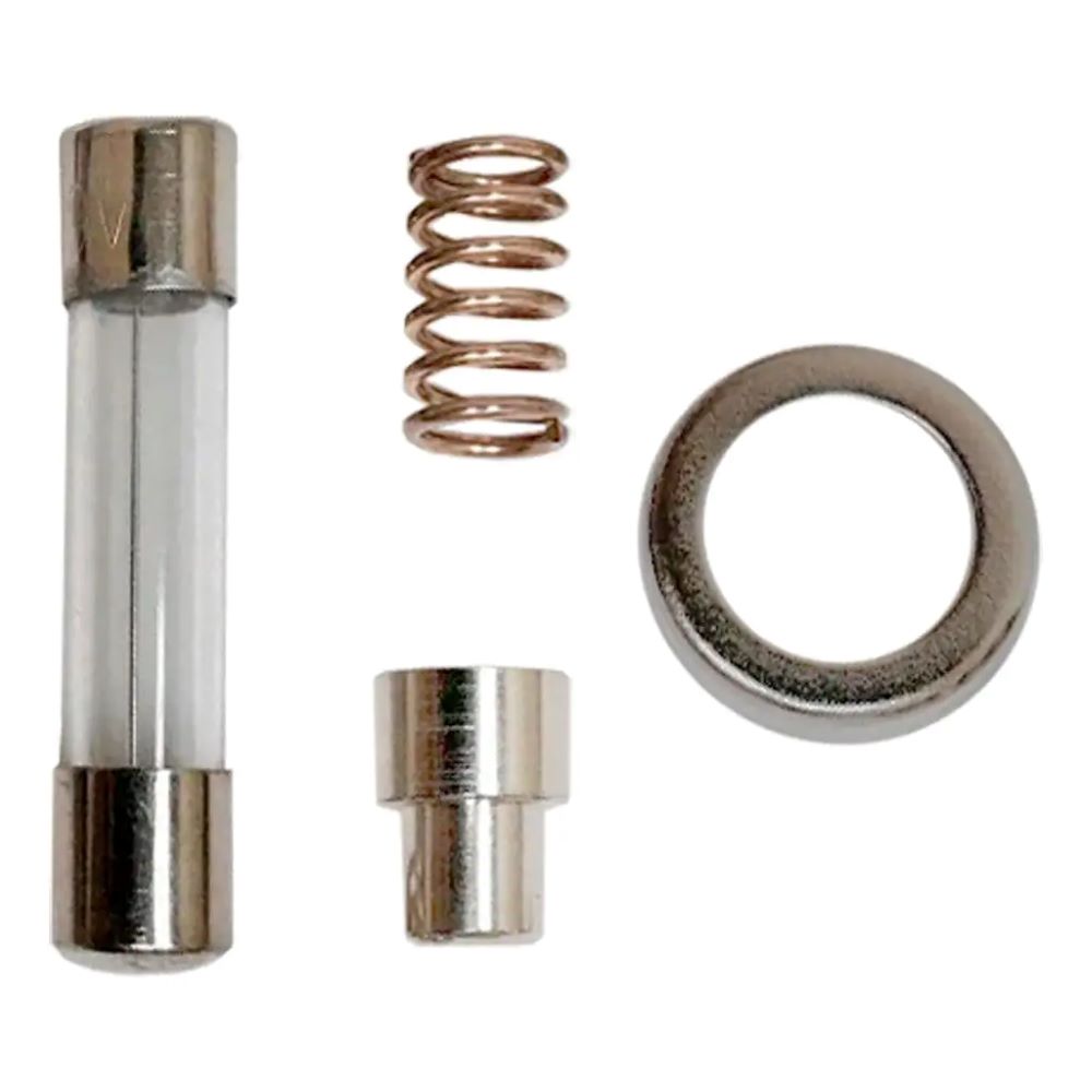 Replacement Brake Power Plug Hardware (Fuse, Spring, Collar & Tip) for Towed Vehicle RVibrake System
